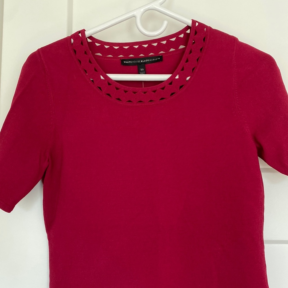 XS Red WHBM Top NWT
